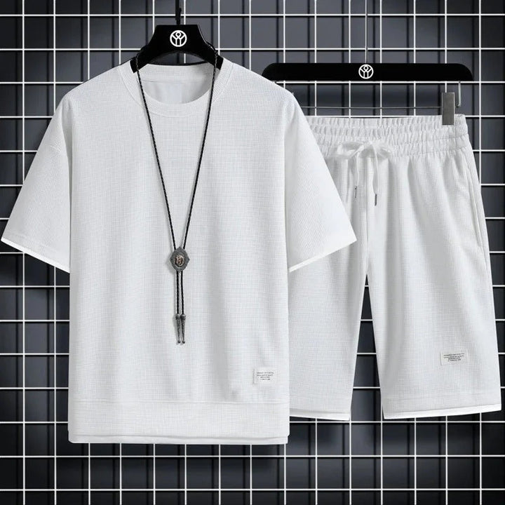 Florian | Ensemble Décontracté Chemise &amp; Shorts Homme
