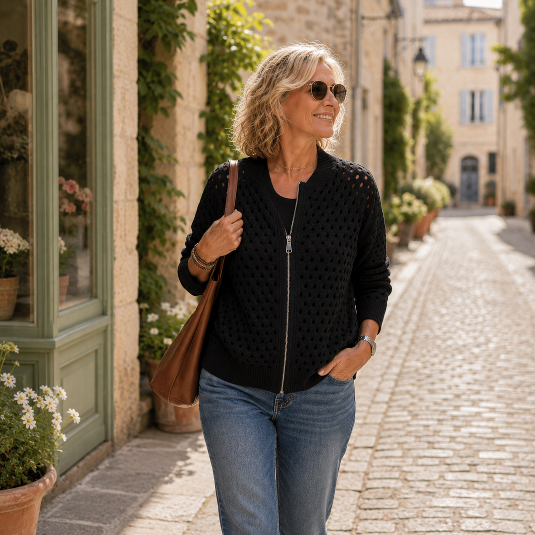 Auriane | Cardigan Ajouré