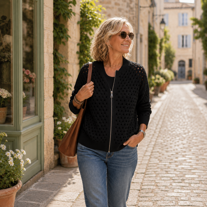 Auriane | Cardigan Ajouré