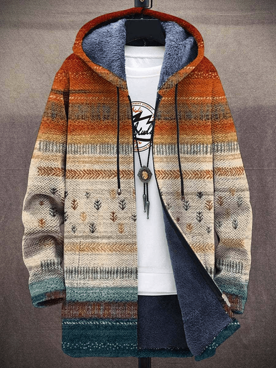 Guy | Pull à capuche dégradé en maille Homme